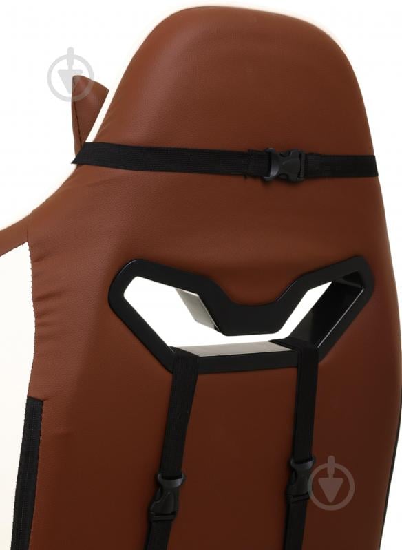 Кресло игровое Центр Меблів Тоби ALB225 коричнево-бежевый - фото 14