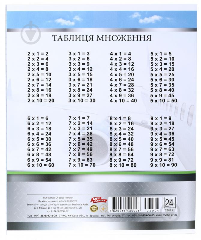 Зошит шкільний 24 аркуша у клітинку в асортименті Мрії збуваються - фото 2