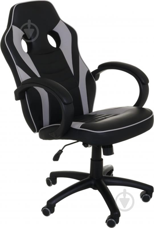 Кресло игровое Центр Меблів Идрис черно-серый - фото 2 Кресло игровое Центр Меблів Идрис черно-серый - фото 2