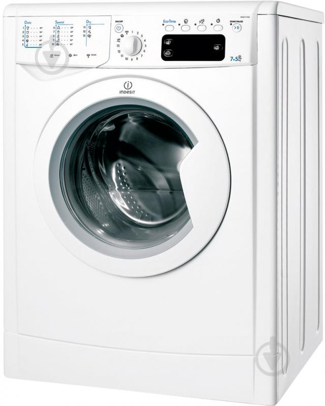 Пральна машина із сушкою Indesit IWDE 7105 B (EU) - фото 1