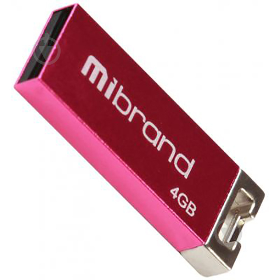 Флешпам'ять USB Mibrand Chameleon 4 ГБ USB 2.0 pink (MI2.0/CH4U6P) - фото 1