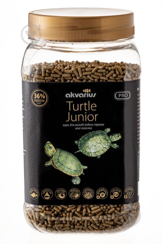 Корм Акваріус для молодых черепах Turtle Junior мини-палочки 200 г - фото 1