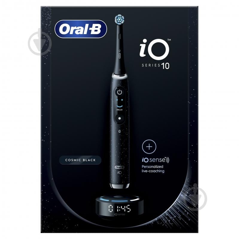 Електрична зубна щітка Oral-B iO Серія 10 Чорна (80369236) - фото 2 Електрична зубна щітка Oral-B iO Серія 10 Чорна (80369236) - фото 2