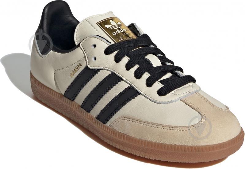 Кросівки жіночі демісезонні Adidas SAMBA OG W ID0478 р.41 1/3 бежеві - фото 3