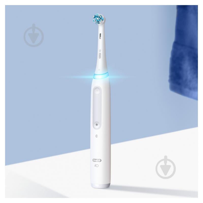 Электрическая зубная щетка Oral-B iO Серия 4 Белая (80364076) - фото 6