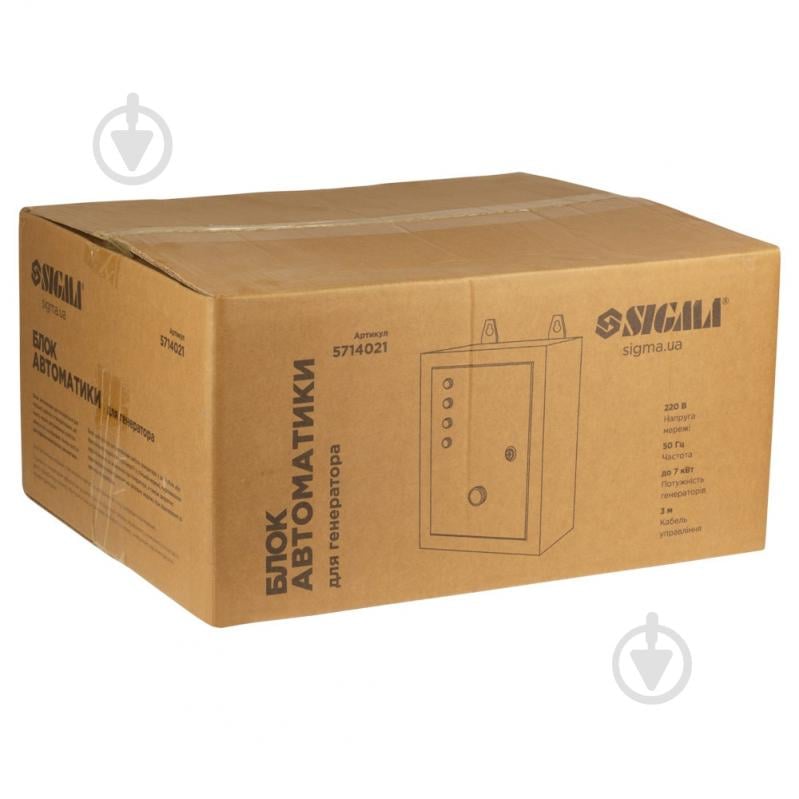 Блок автоматики 220 В для инверторных генераторов до 7 кВт 5714021 Sigma - фото 8 Блок автоматики 220 В для инверторных генераторов до 7 кВт 5714021 Sigma - фото 8
