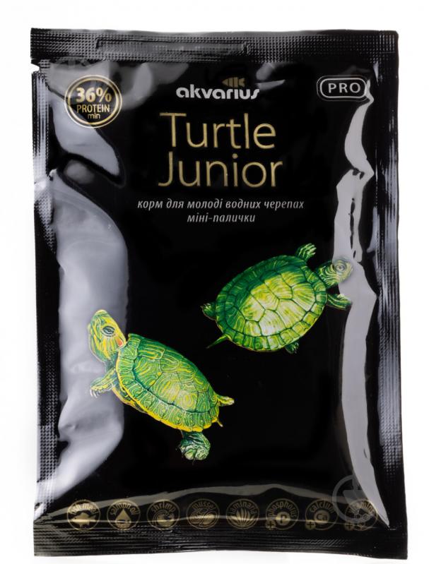 Корм Акваріус для молодых черепах Turtle Junior мини-палочки 40 г - фото 1