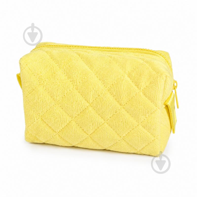 Косметичка стьобана (бенгалін) K-bngl-yellow - фото 1