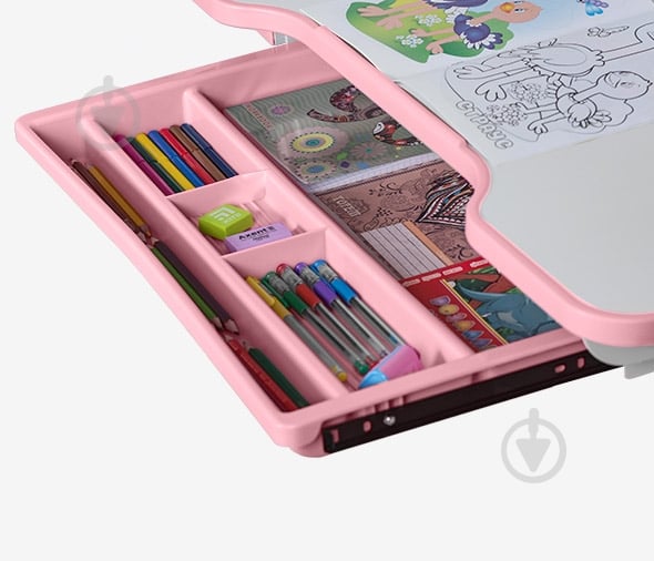 Комплект парта и стул-трансформеры Mealux Wave Pink (BD-31 PN) - фото 7