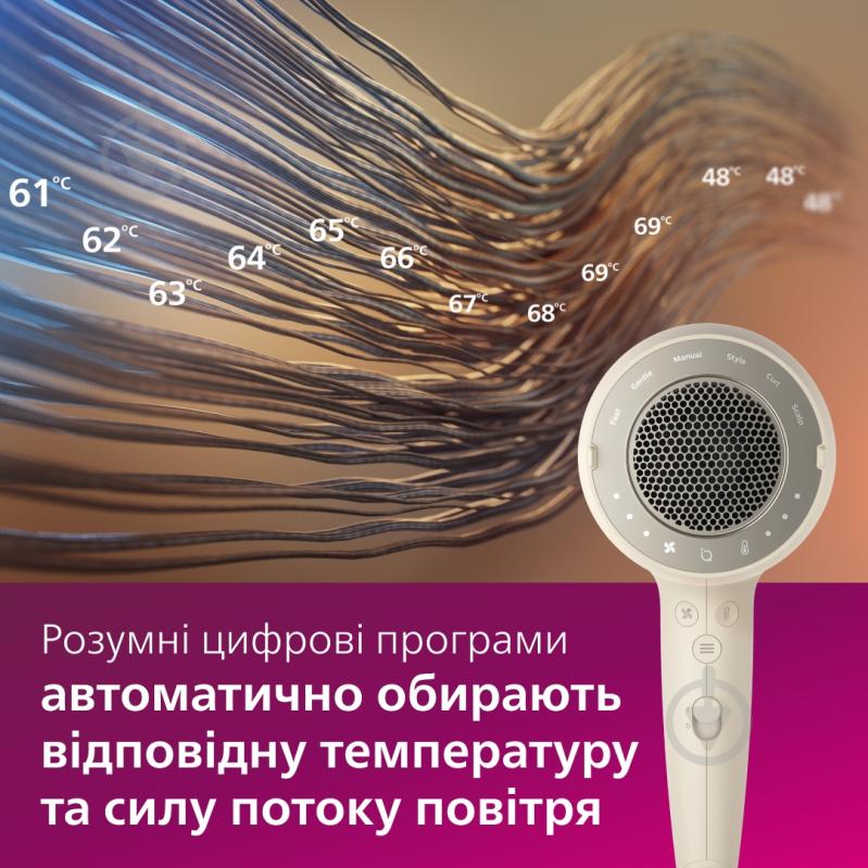 Фен Philips BHD829/00 с технологией SenseIQ - фото 8