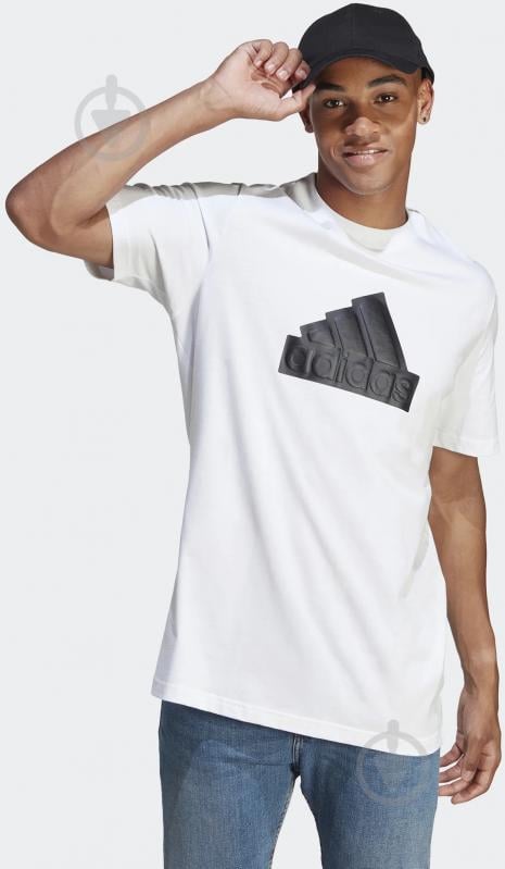 Футболка Adidas IC3710 р.2XL белый - фото 1 Футболка Adidas IC3710 р.2XL белый - фото 1