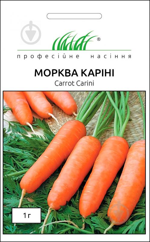 Семена Професійне насіння морковь Каріні 1 г - фото 1