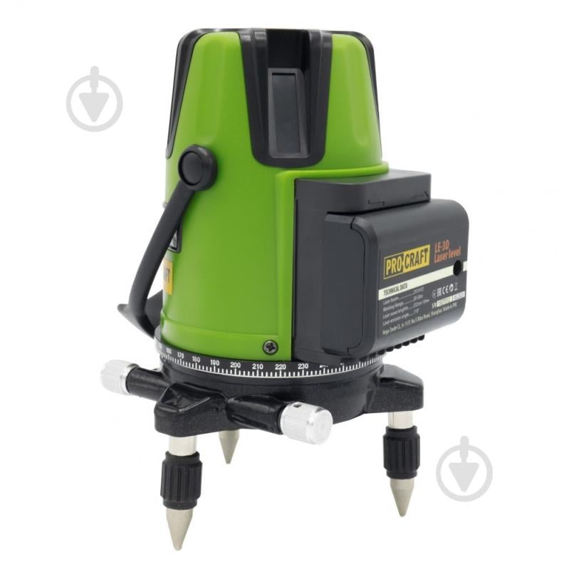Нивелир лазерный ProCraft LE-3D Green Line 000032 - фото 3 Нивелир лазерный ProCraft LE-3D Green Line 000032 - фото 3
