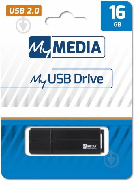 Флешпам'ять USB Verbatim MyMedia 16 ГБ USB 2.0 black (69261) - фото 4