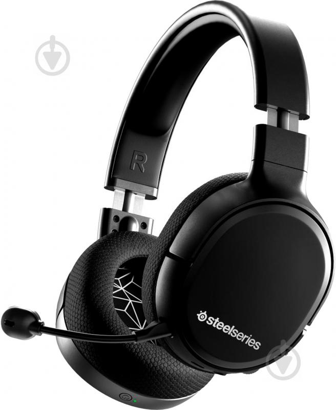 Гарнитура игровая SteelSeries ARCTIS 1 WIRELESS black (SS61512) - фото 1