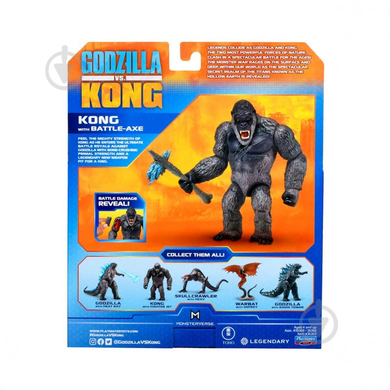 Фігурка GODZILLA VS. KONG Конг з бойовою сокирою 35303 - фото 8