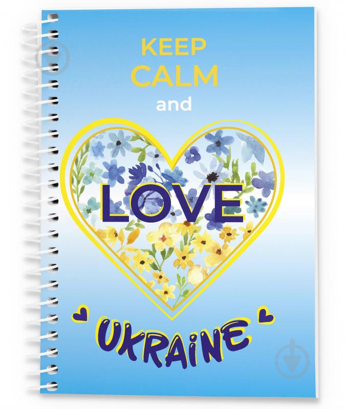 Блокнот Love Ukraine В6 96 лист. клетка Аркуш - фото 1