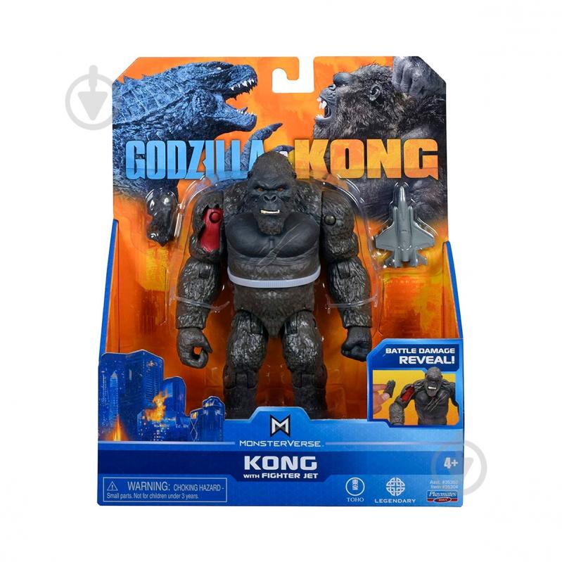 Фигурка GODZILLA VS. KONG Конг с истребителем 35304 - фото 8 Фигурка GODZILLA VS. KONG Конг с истребителем 35304 - фото 8