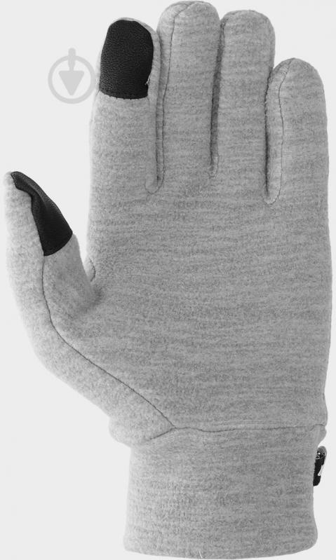 Рукавички 4F GLOVES CAS U038 4FJAW23AGLOU038-25M р.L-XL сірий - фото 2