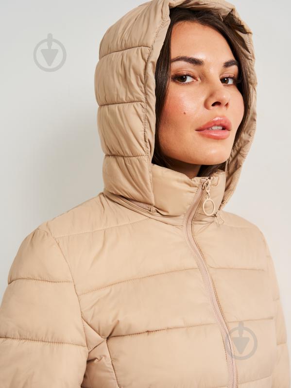 Пуховик жіночий Outhorn DOWN JACKET F287 OTHAW23TDJAF287-83S р.XS бежевий - фото 4