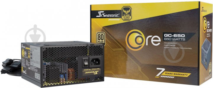 Блок питания Seasonic CORE GC-650 GOLD SSR-650LC 650 Вт - фото 6