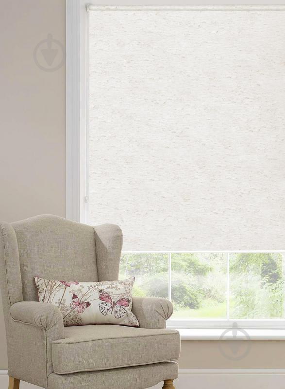 Ролета мини РОЛЛОТЕКС с фиксацией на струне Flax 39x150 см натуральная - фото 3