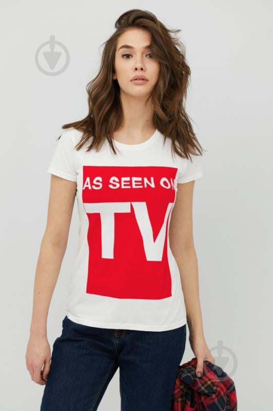 Футболка YAPPI WW1091 р.S белый - фото 1 Футболка YAPPI WW1091 р.S белый - фото 1