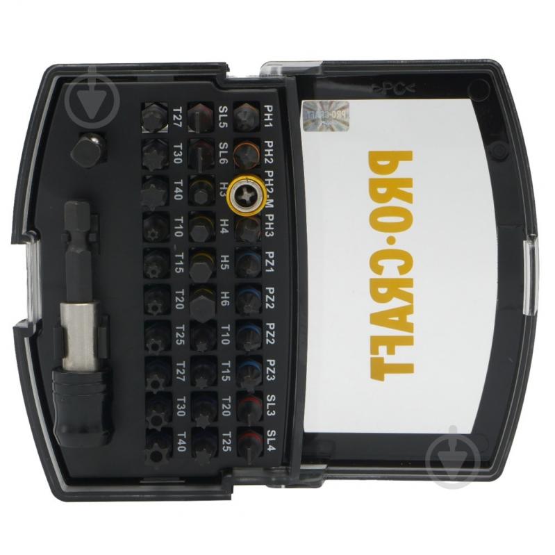 Набор бит ProCraft BS-32 (inner box) 32 шт. 000034 - фото 4 Набор бит ProCraft BS-32 (inner box) 32 шт. 000034 - фото 4