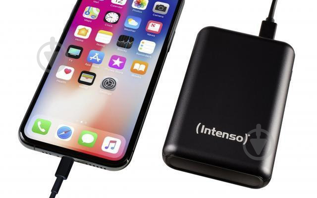 Повербанк Intenso 10000 mAh anthracite (7322430) USB A10000 - фото 2