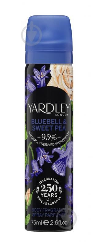 Дезодорант парфумований для жінок Yardley Bluebell & Sweet Pea 75 мл - фото 1