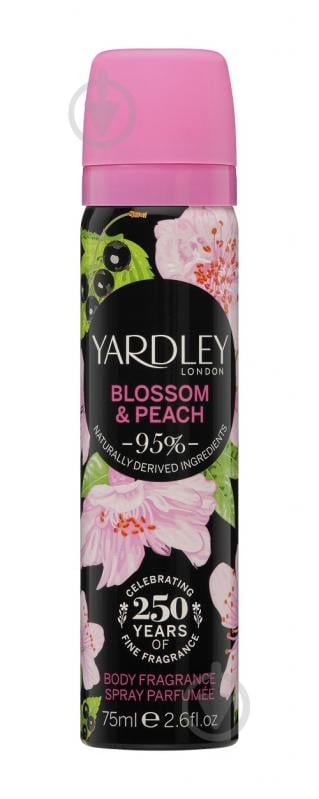 Дезодорант парфумований для жінок Yardley Blossom & Peach 75 мл - фото 1