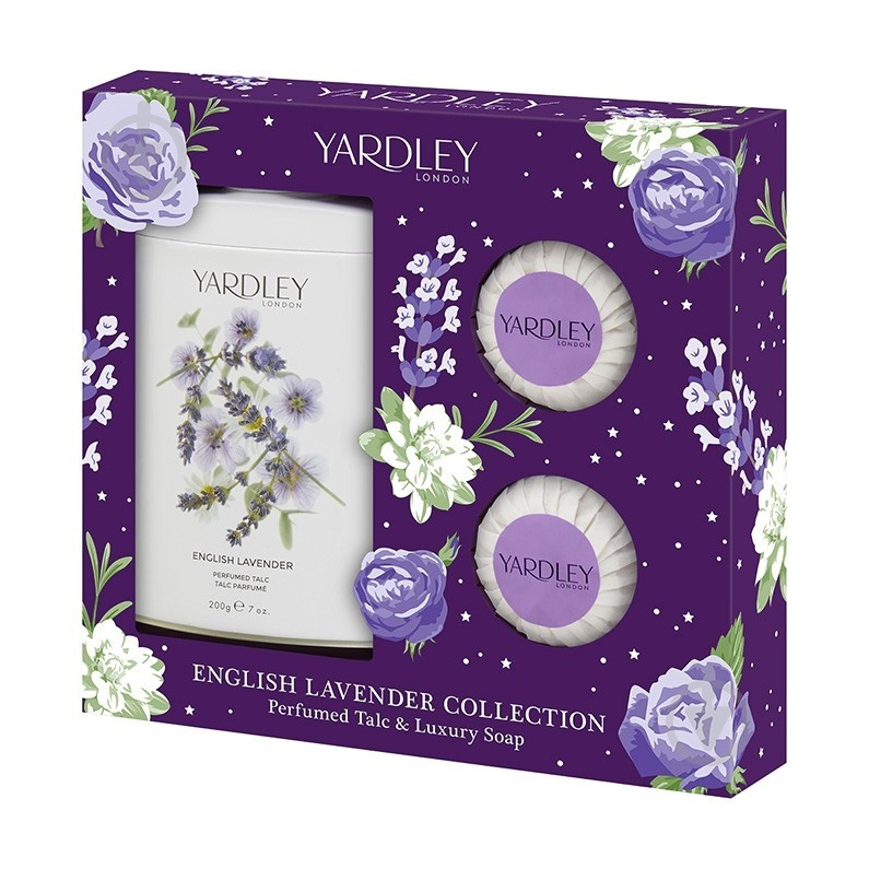 Подарунковий набір для жінок Yardley English Lavender 200 г + мило 2 шт. - фото 1