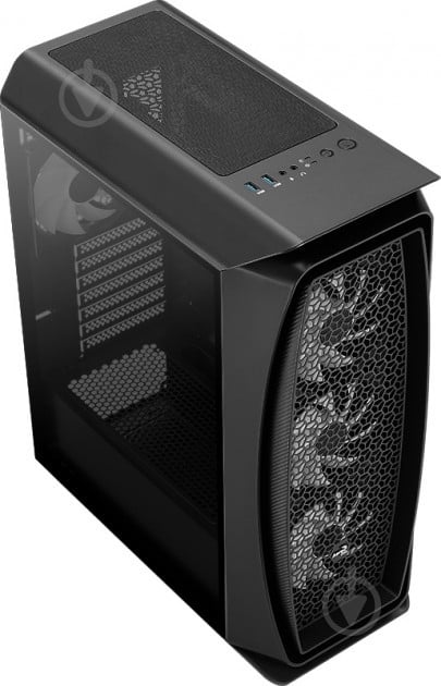 Корпус AeroCool Aerocool Aero One Frost-GBKv1 Black - фото 4