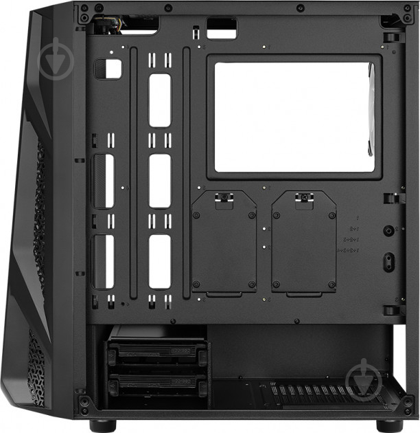 Корпус AeroCool AirHawk Duo-G-BK-v1 ARGB Tempered Glass Black (AirHawk Duo-G-BK-v1 ) - фото 7