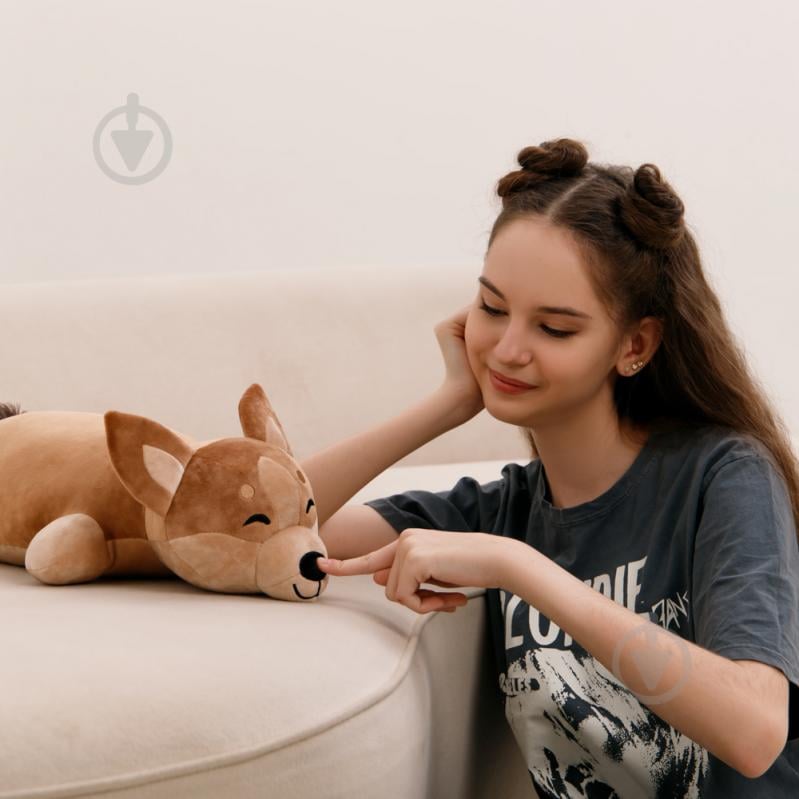 М'яка іграшка WP Merchandise Коргі Емма 48 см беж/коричневий FWPDOGCORGI22GN00 - фото 5