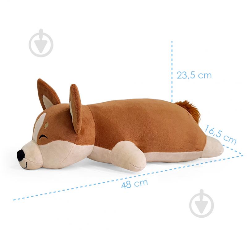 М'яка іграшка WP Merchandise Коргі Емма 48 см беж/коричневий FWPDOGCORGI22GN00 - фото 7