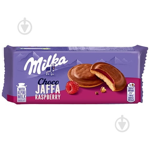 ᐉ Печенье Milka со вкусом малины Choco Jaffa 147 г (7622300434373