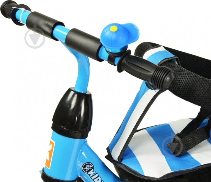 Велосипед-коляска 3х колесный Kidzmotion Tobi Junior голубой 115001/blue - фото 2