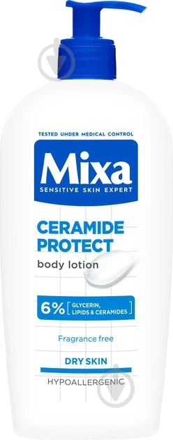 Лосьйон для тіла Mixa Ceramide Protect з керамідами для дуже сухої шкіри 400 мл - фото 1