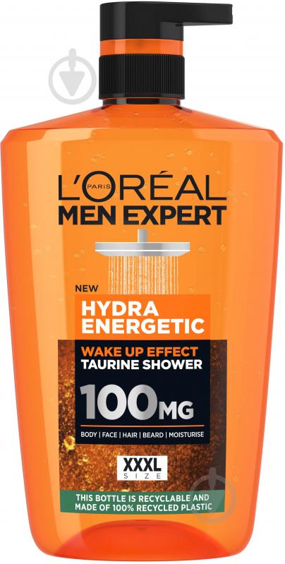 Гель для душа L'Oreal Paris Men Expert Hydra Energetic 1000 мл - фото 1