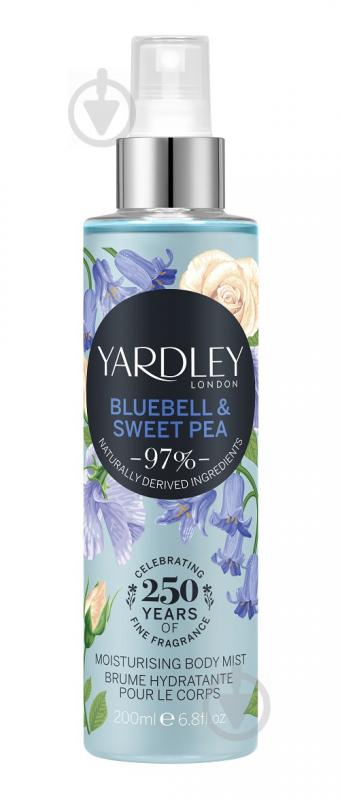 Спрей для тела Yardley Bluebell & Sweet Pea 200 мл - фото 1