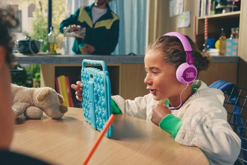 Гарнітура JBL Junior 320 blue (JBLJR320BLU) - фото 11