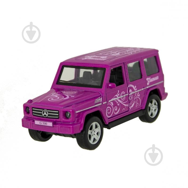 Автомодель Technopark Glamcar Mercedes-Benz G-Class (фіолетовий) 1:43 GCLASS-12GRL-LIL - фото 1