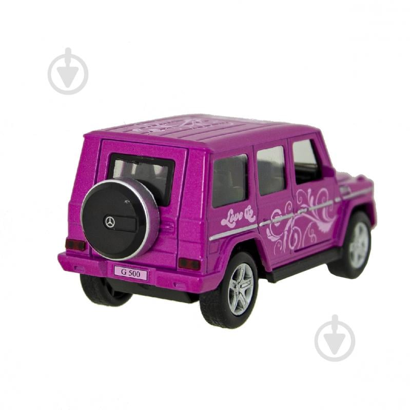 Автомодель Technopark Glamcar Mercedes-Benz G-Class (фіолетовий) 1:43 GCLASS-12GRL-LIL - фото 5