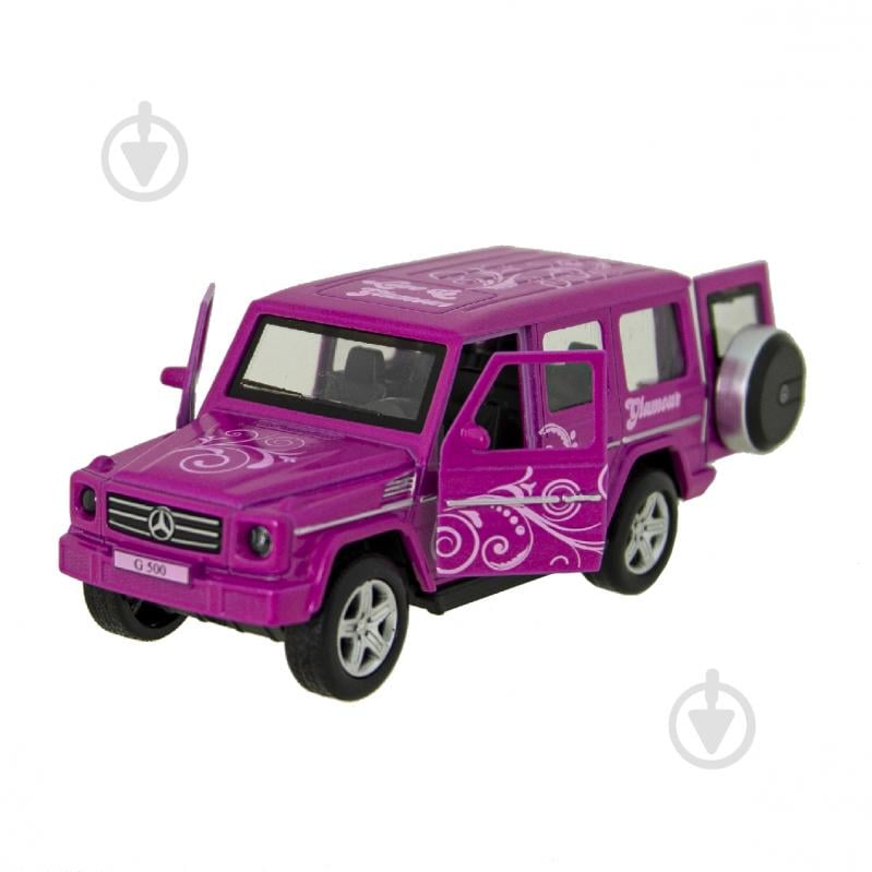 Автомодель Technopark Glamcar Mercedes-Benz G-Class (фіолетовий) 1:43 GCLASS-12GRL-LIL - фото 7