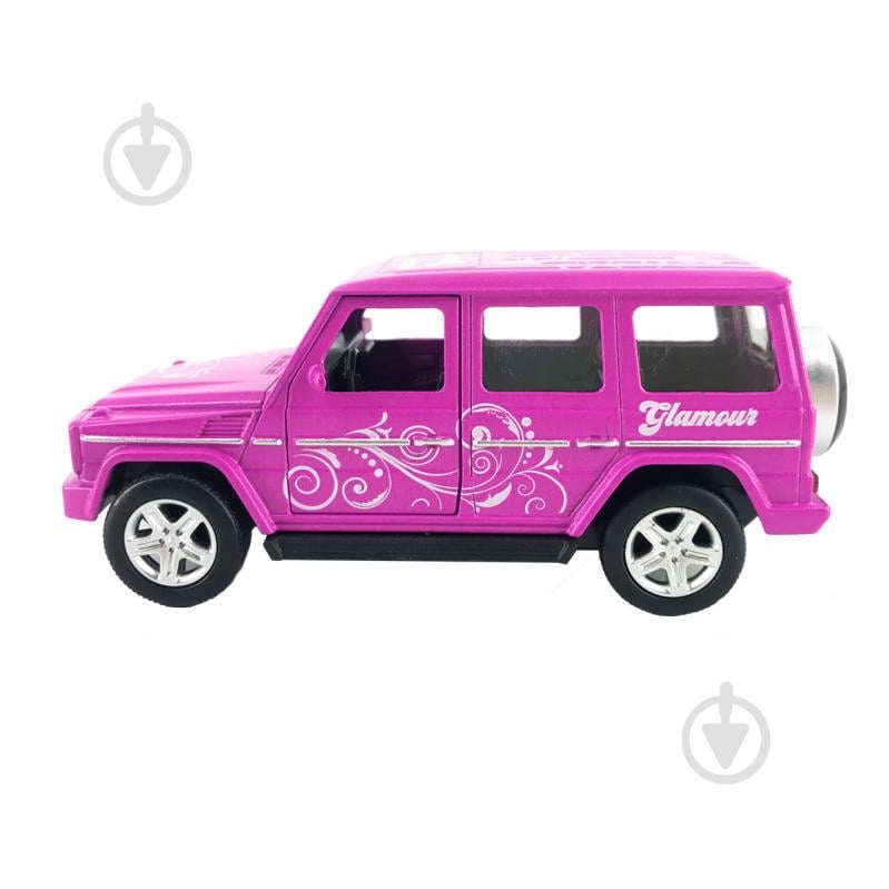 Автомодель Technopark Glamcar Mercedes-Benz G-Class (фіолетовий) 1:43 GCLASS-12GRL-LIL - фото 2