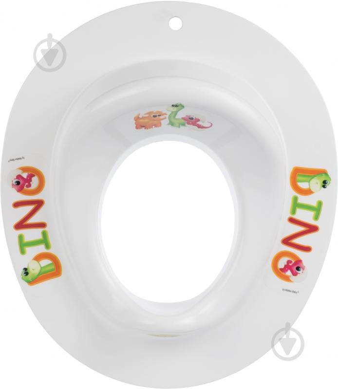 Сиденье для унитаза Maltex Дино белое 5954 - фото 3