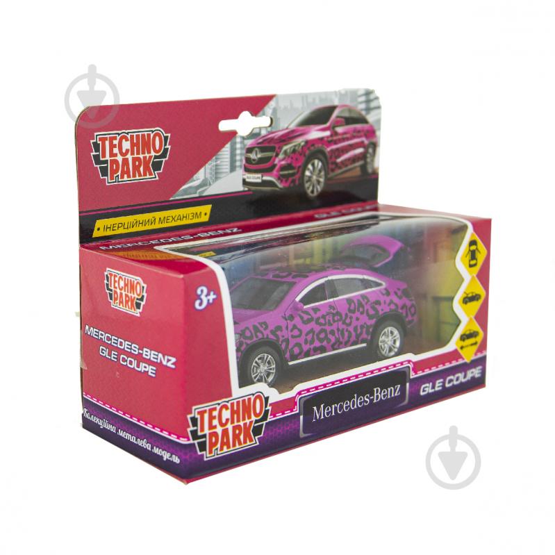 Автомодель Technopark Glamcar Mercedes-Benz Gle Coupe (розовый) 1:43 GLECOUPE-12GRL-PIN - фото 8