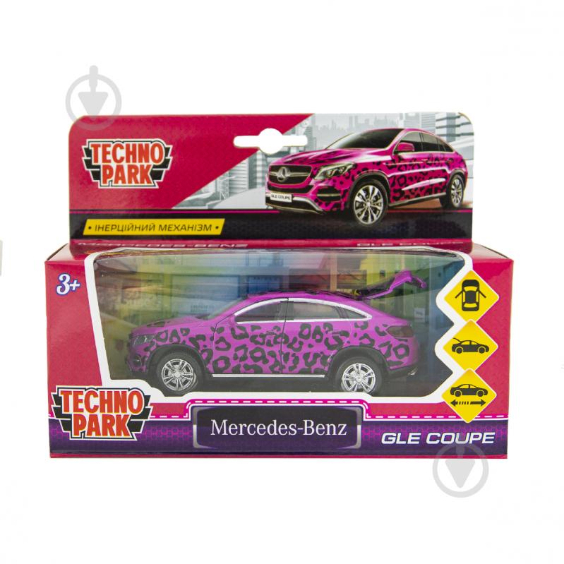 Автомодель Technopark Glamcar Mercedes-Benz Gle Coupe (розовый) 1:43 GLECOUPE-12GRL-PIN - фото 7