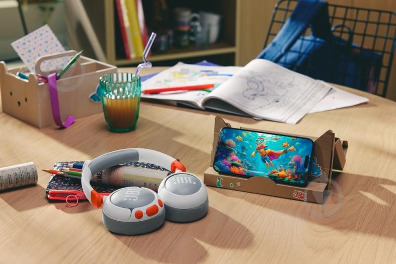 Bluetooth-гарнітура JBL Junior 470NC pink (JBLJR470NCPIK) - фото 9